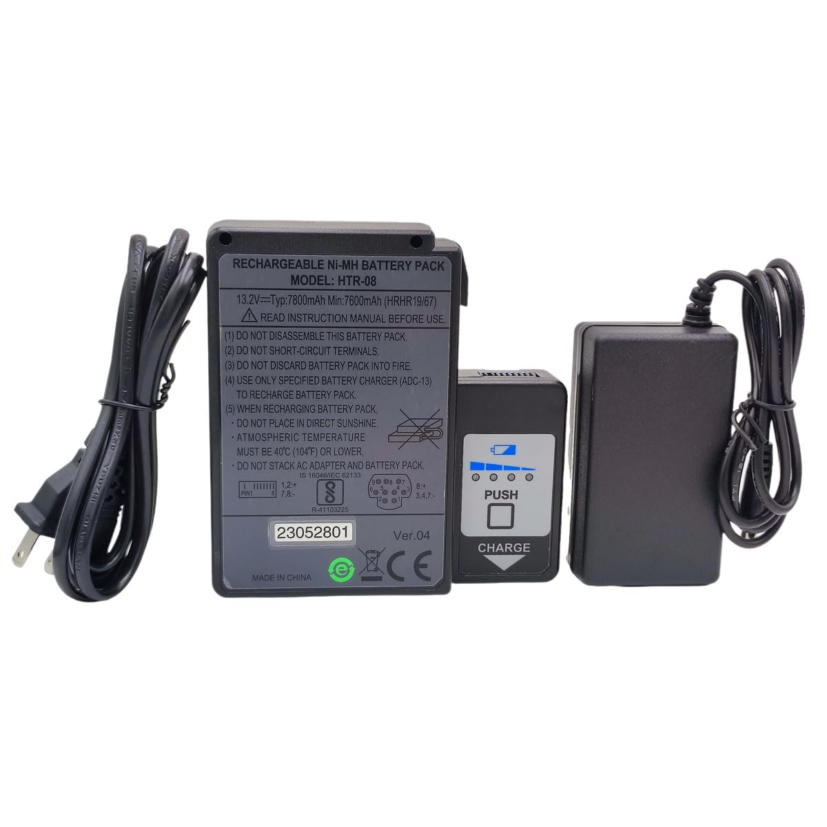 BUCADU 7800mAh 13.2V BTR-08 Rechargeable Ni-MH Battery Pack for Fujikura Fusion Splicer FSM-60S 18S 60R with Charger