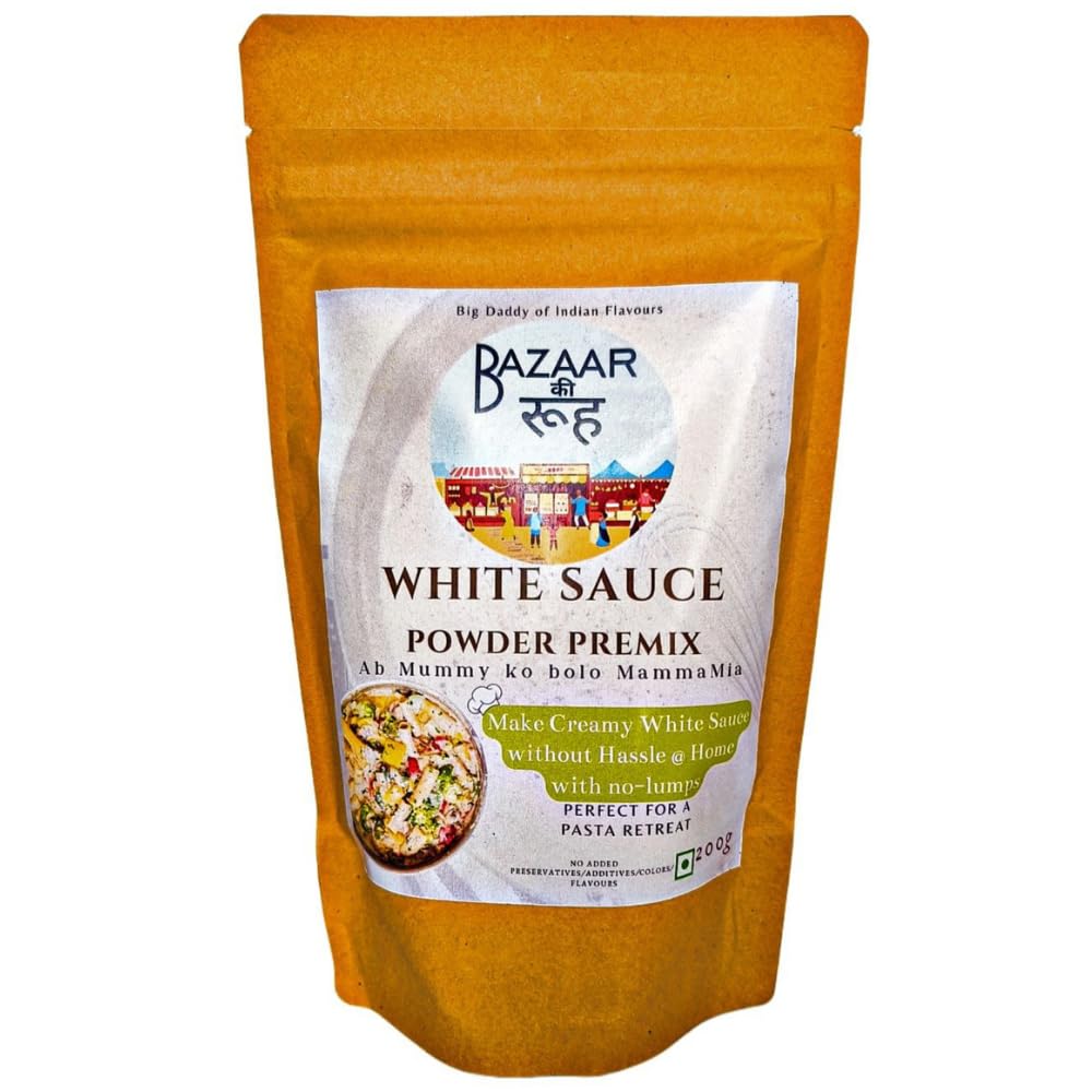 Bazaar Ki Rooh White Sauce Premix Powder For White Sauce Pasta 200G, No Milk Solids | Perfect Silky Smooth White Sauce Like Cafe At Home | No Additives, Color, Preservatives (B0D17Y76T2) Amazon Price History, Amazon Price Tracker