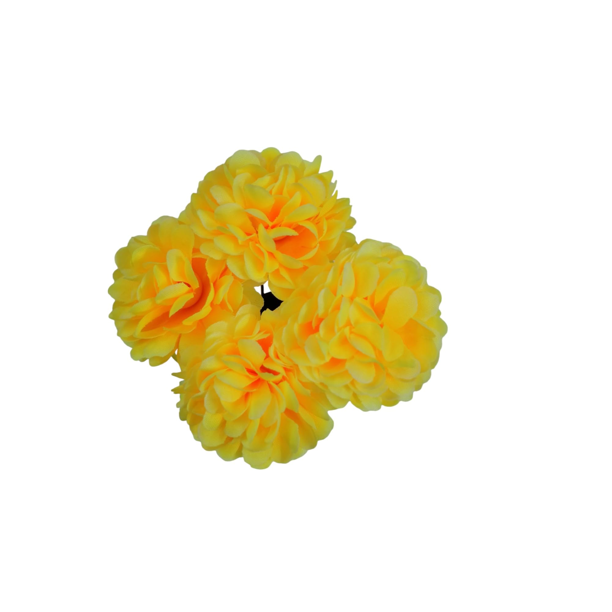PRODUCTMINE® Bridal Hair Pin Bun Pin Golden Juda Pins with Artificial BIG 4.5 CM NEON YELLOW COLOR Flowers Hair Pin for Women and Girls hair pins for women wedding - Set of 4 PCs (B0CXSYS94P) Amazon Price History, Amazon Price Tracker