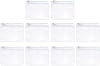 Pack of 10 portable zipper pouches for pills and pills. Travel friendly transparent bags for easy identification of travel friendly pill cases