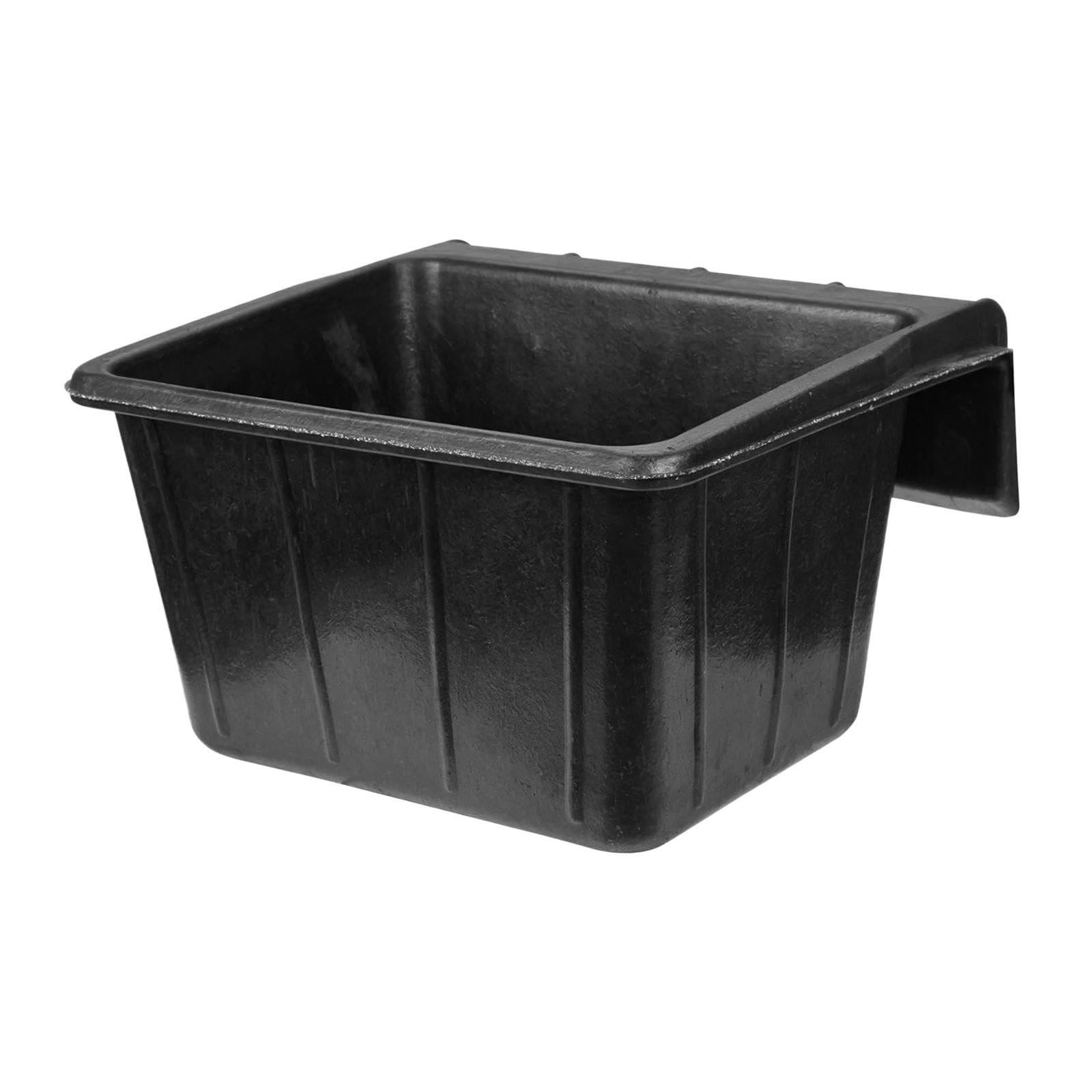 Harilla Cubo de alimentación de Goma para Caballos, contenedor de Almacenamiento, Cerca, Cubo de alimentación para establos, tazón de Agua para Ganado,
