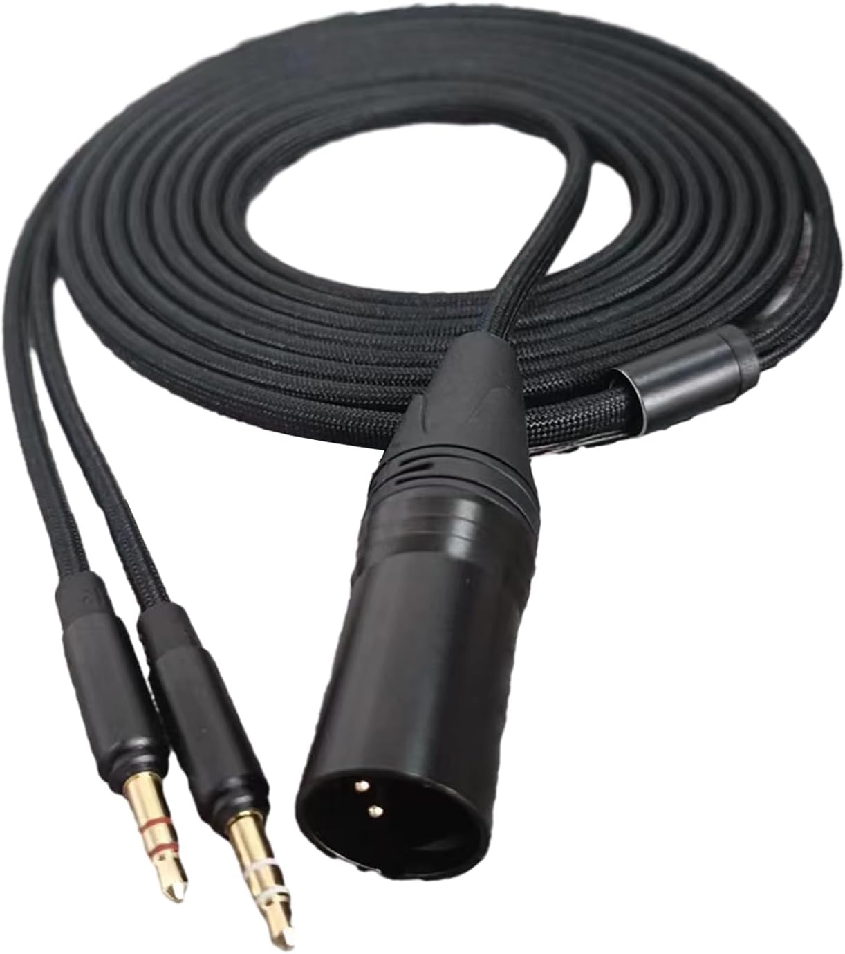 300CM Headphones Cable Line 2x3.5mm for 2nd /T5P Headphones Connector Cord Enjoy Clear Detailed Sound