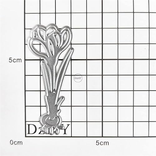 Miniatura 6 de DzIxY Troqueles de corte de metal con borde de flores huecas superpuestas para kit de fabricación de tarjetas, troqueles de papel de relieve,