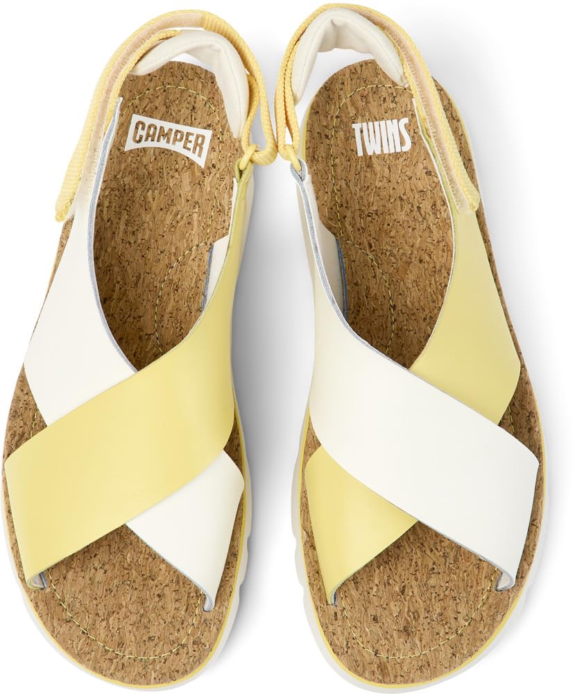 Camper Women's Oruga TWS Twins-k200157 Flat Sandals, Multicolour 051 Tws, 8 UK