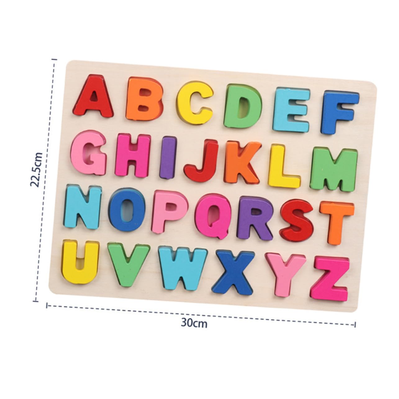 Puzzle Numerici in Legno per Bambini, Set Educativo 1 Pezzo | Apprendimento di Conteggio e Addizione, Tavola Cognitiva Lettere e Numeri
