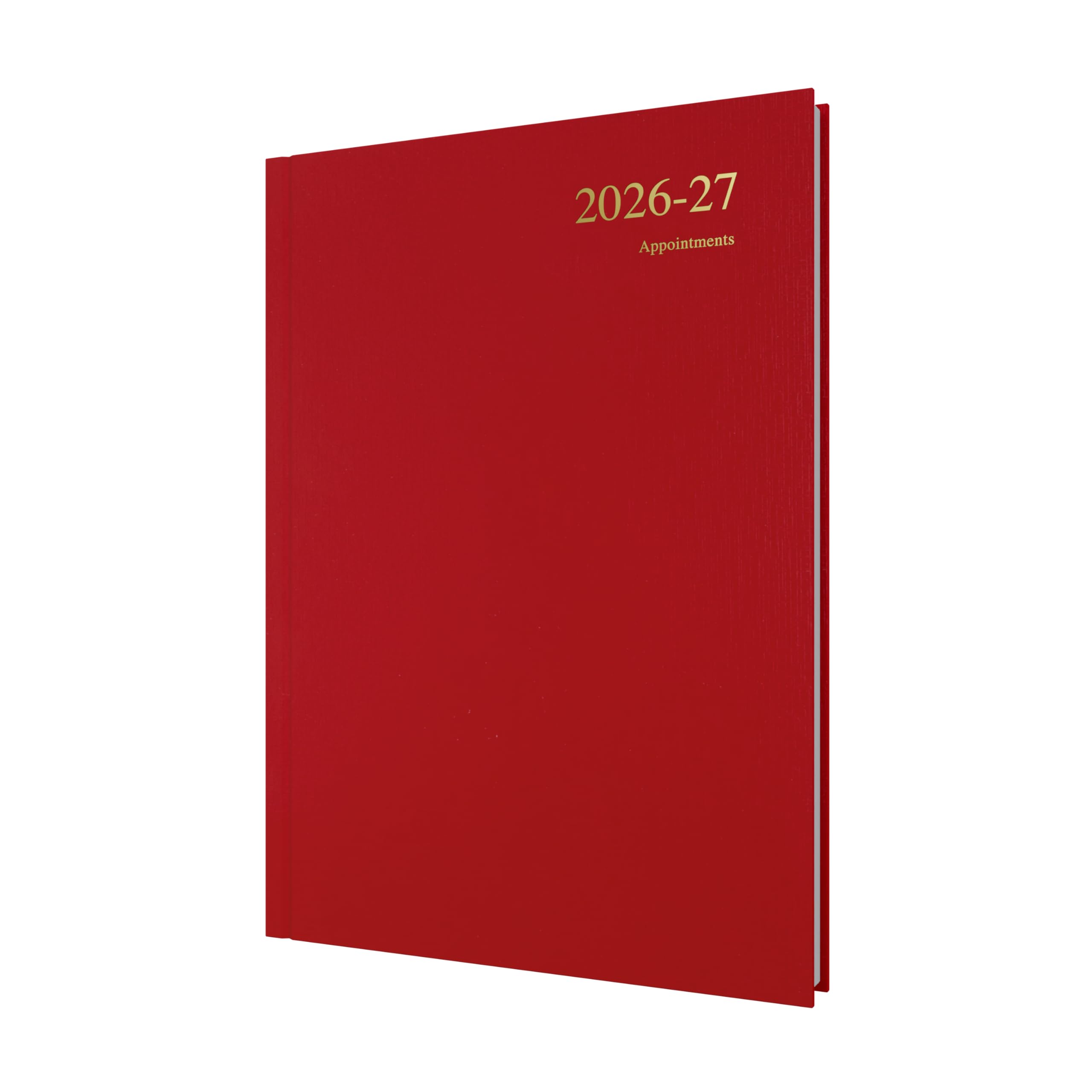 2026-2027 Mid/Academic Year Planner - 13 Month A4 Day-to-Page with Appointments - Collins Debden Essential Range Red (ESSA41M.15-2627) — image 1