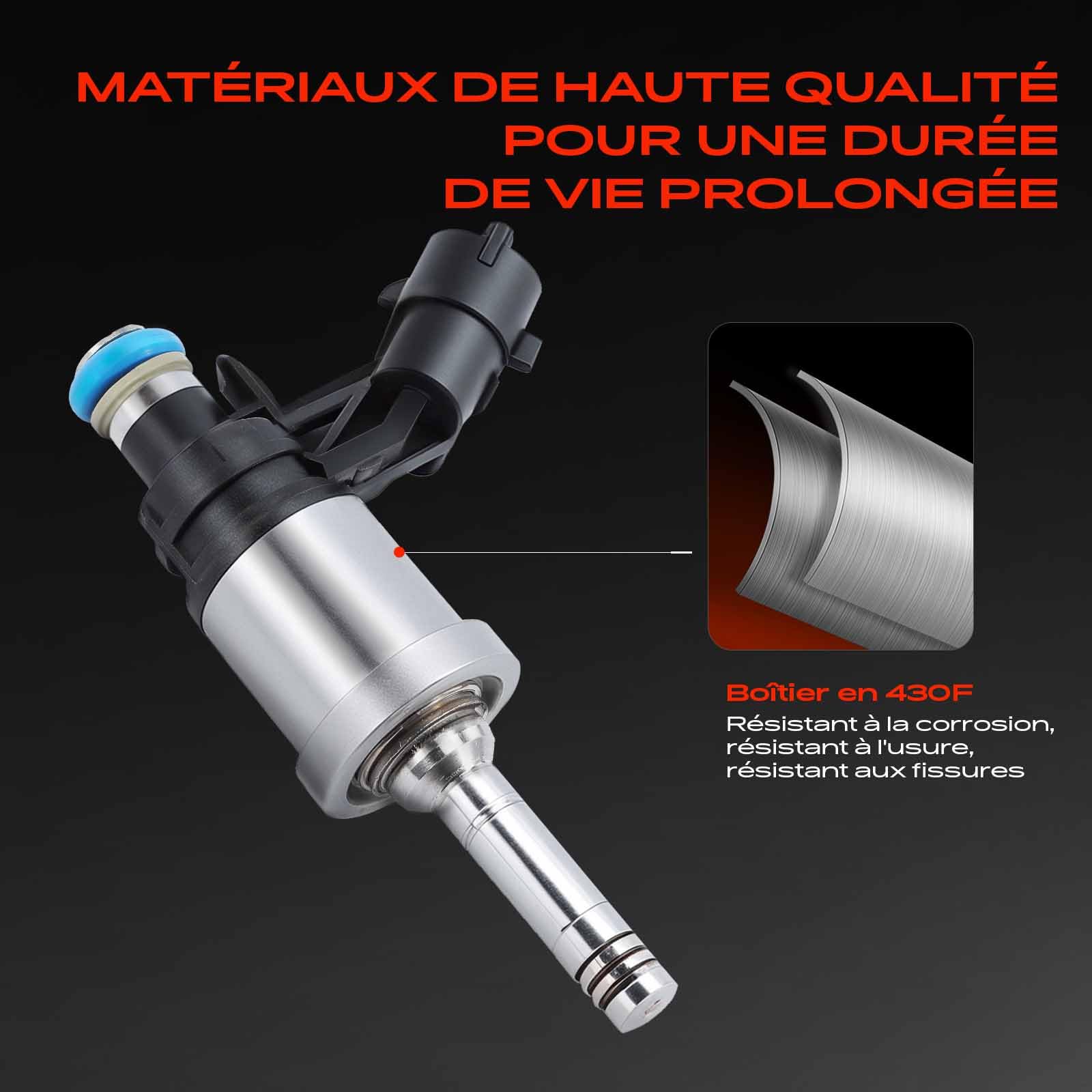 Frankberg 4 injecteurs de carburant 0280156025 | Compatible avec: ,