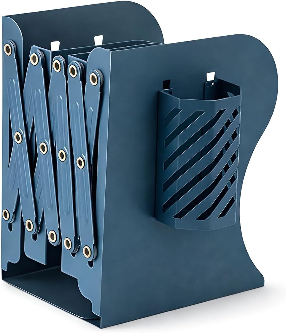 Volo Expandable Bookcase Desktop Bookend Stand Holder Adjustable Book Rack for Kid Office Book Organizer Box Book Stand, Book Organiser, File Holders Organizer in Different Colors
