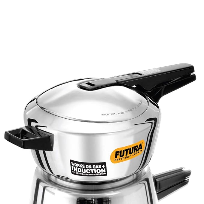 Buy Hawkins Futura 4 Litre Pressure Cooker, Stainless Steel Inner Lid