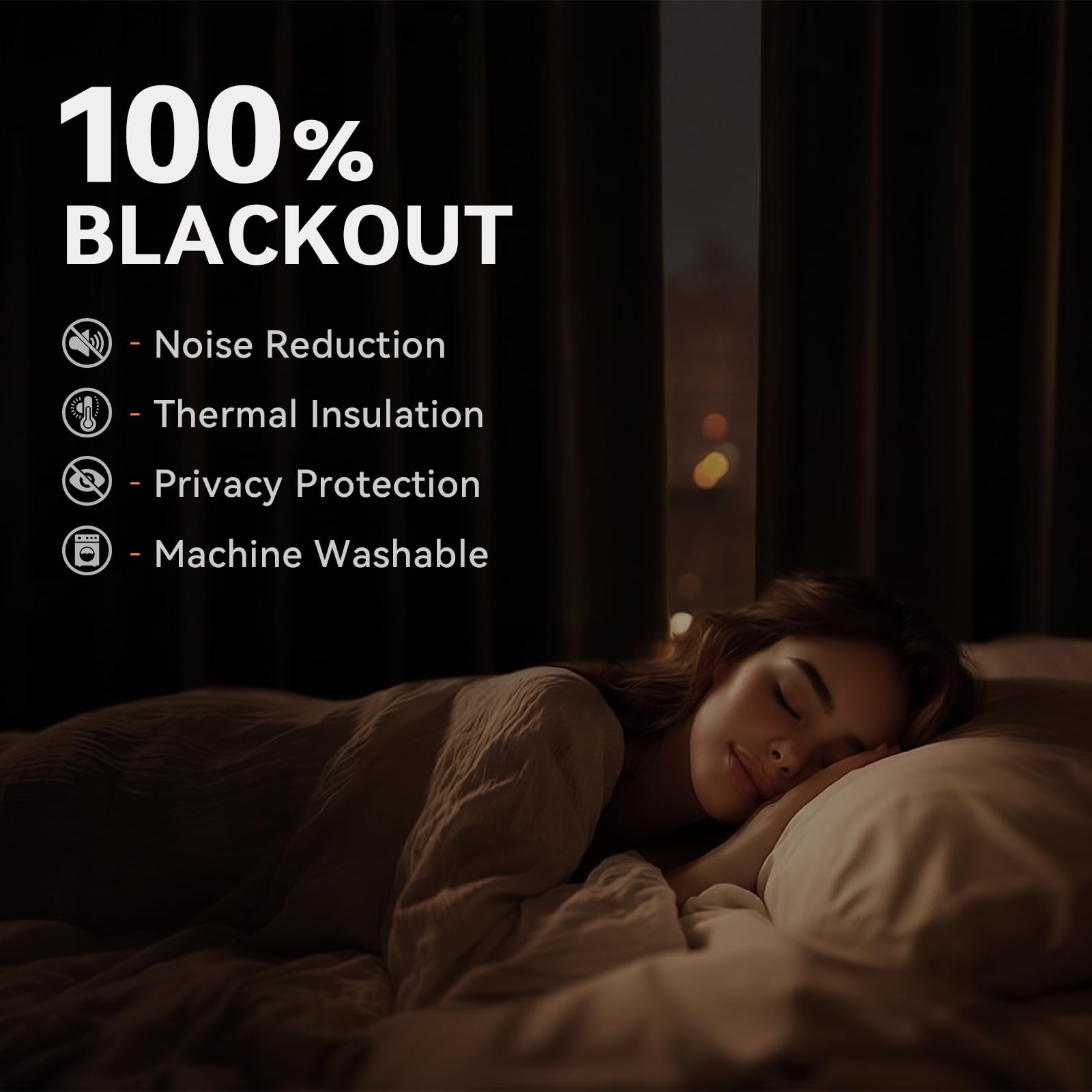 100 Blackout Shield Window Treatment Panel