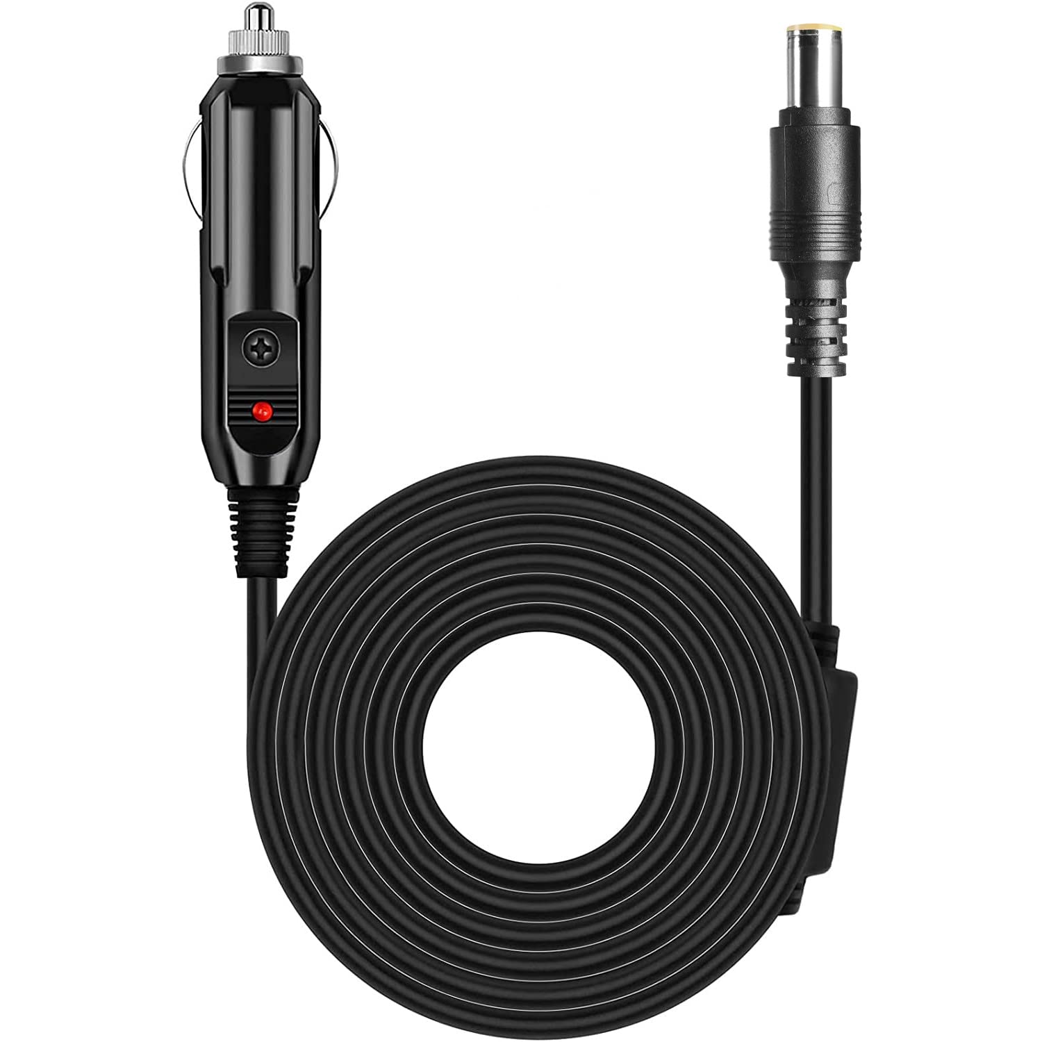 MJPOWER Car Charger Compatible with BLUETTI Car Charging Cable EB3A / EB70 / EB70S Portable Power Station 6.6 Feet 16AWG UL Certified DC Power Cord & 15A Fuse