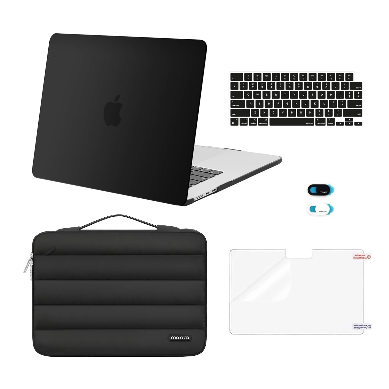 MOSISO Compatible with MacBook Air 15 inch Case M5 2026 M4 M3 M2 2025-2023