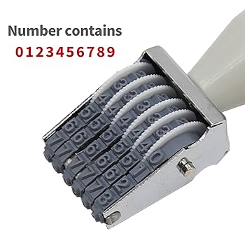 Amazon.com : Anxingo 6 Digit Number Roller Stamps Amazon.com : Anxingo 6 Digit Number Roller Stamps