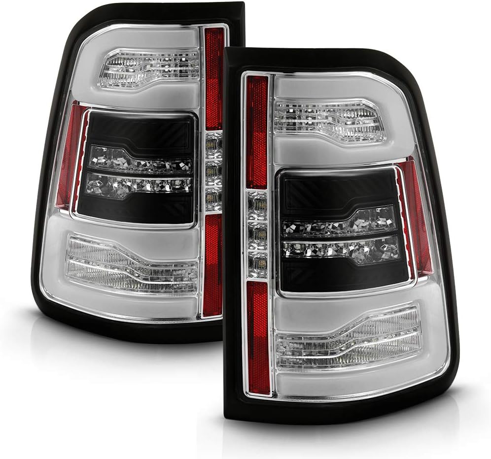 2019-2023 Ram 1500 Black Incandecent Model W/o Blind Pot Tail Light Driver Passenger Set 103 - Foto 6