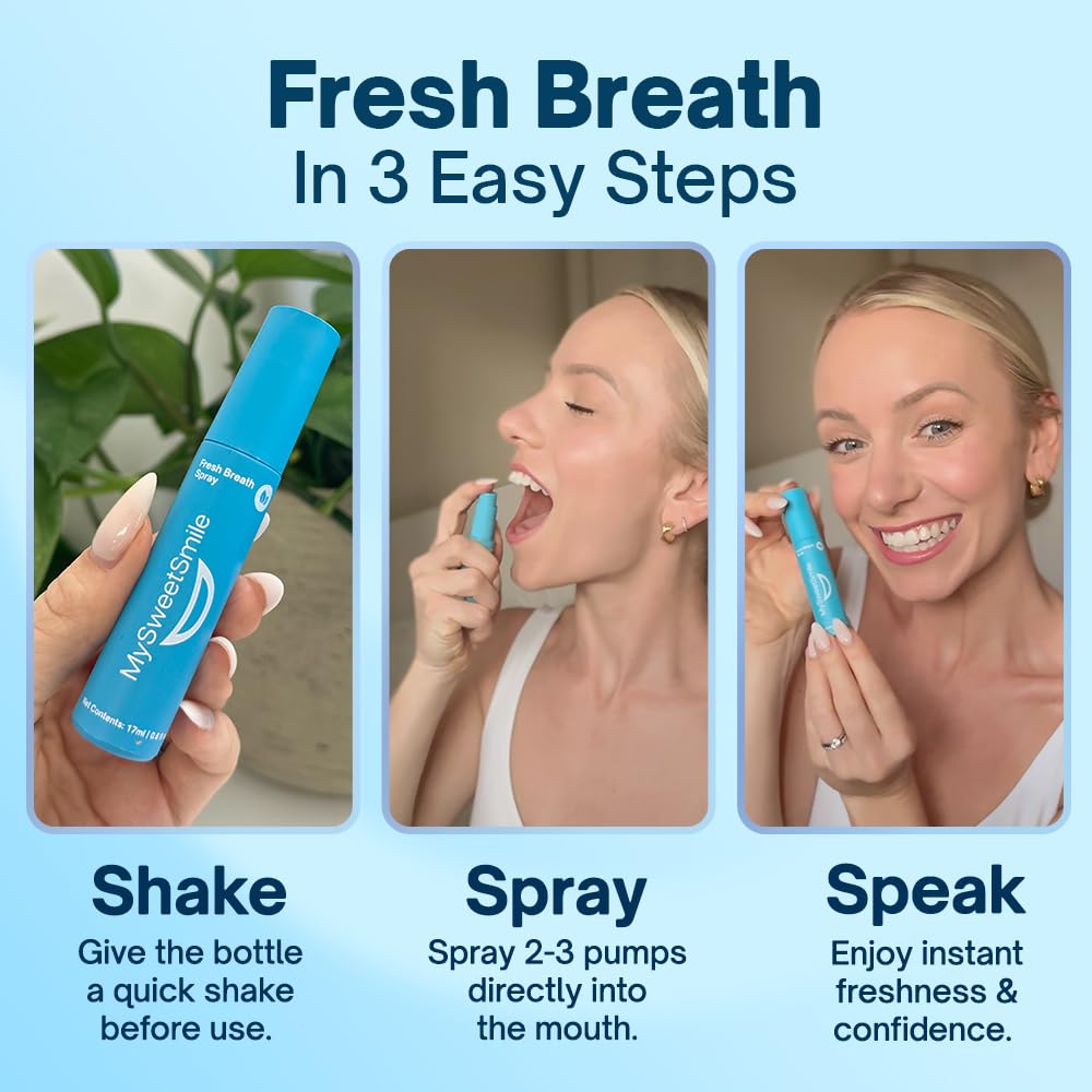 MySweetSmile Fresh Breath Spray, Pielęgnacja jamy ustnej