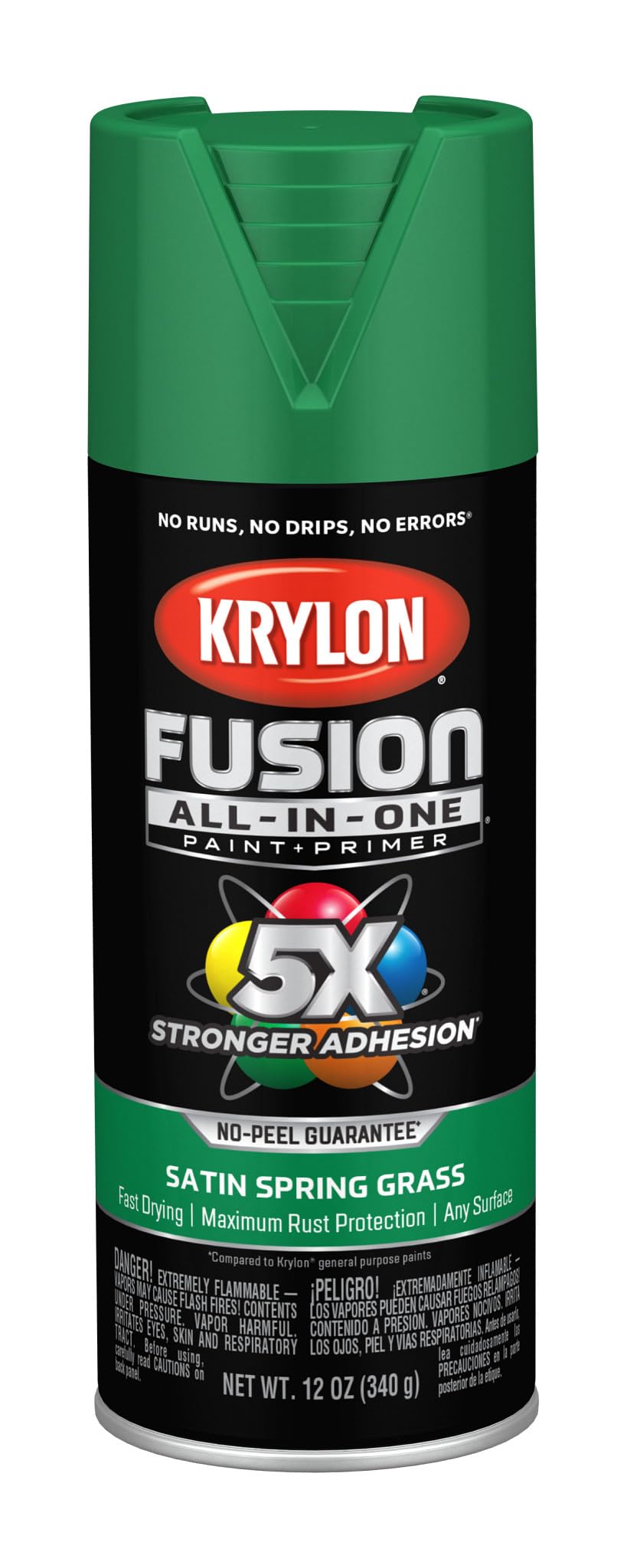Krylon Fusion All-In-One 12 Oz. Satin Spray Paint, Spring Grass - 1 Each