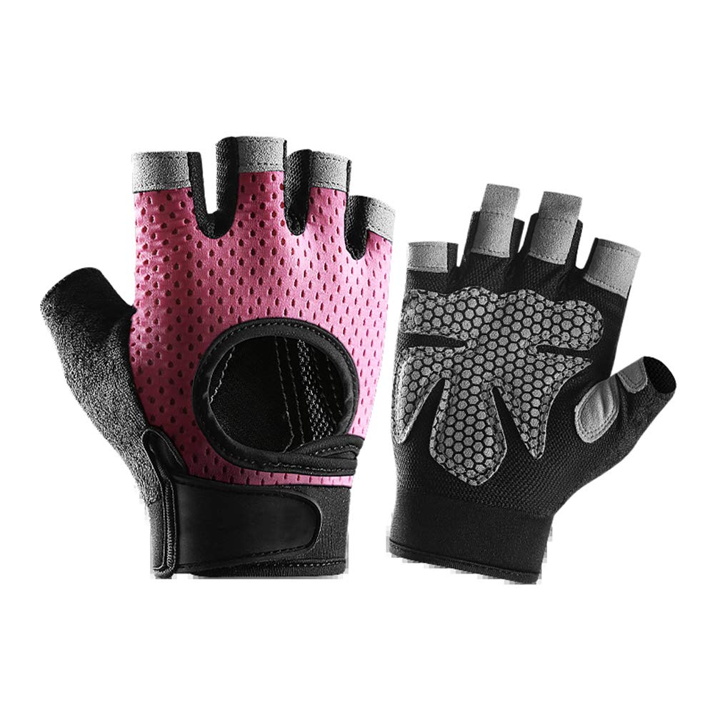 Fingerless Cycling Gloves with Gel, MoreChoice Men Bicycle Gloves Women Breathable Riding Gloves Shock-Absorption Anti-Slip Racing Bike Gloves Gel for MTB Mountain Bike