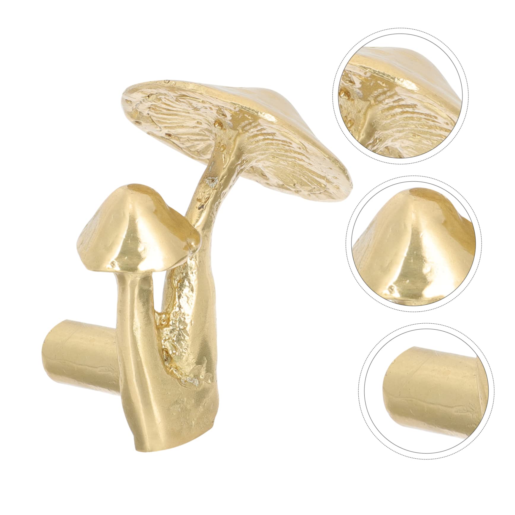 ORFOFE 5 Pezzi Pomelli Per Mobili in Metallo Pomelli Per Cassetti E Porte Stile Fungo Per Mobili Da Cucina