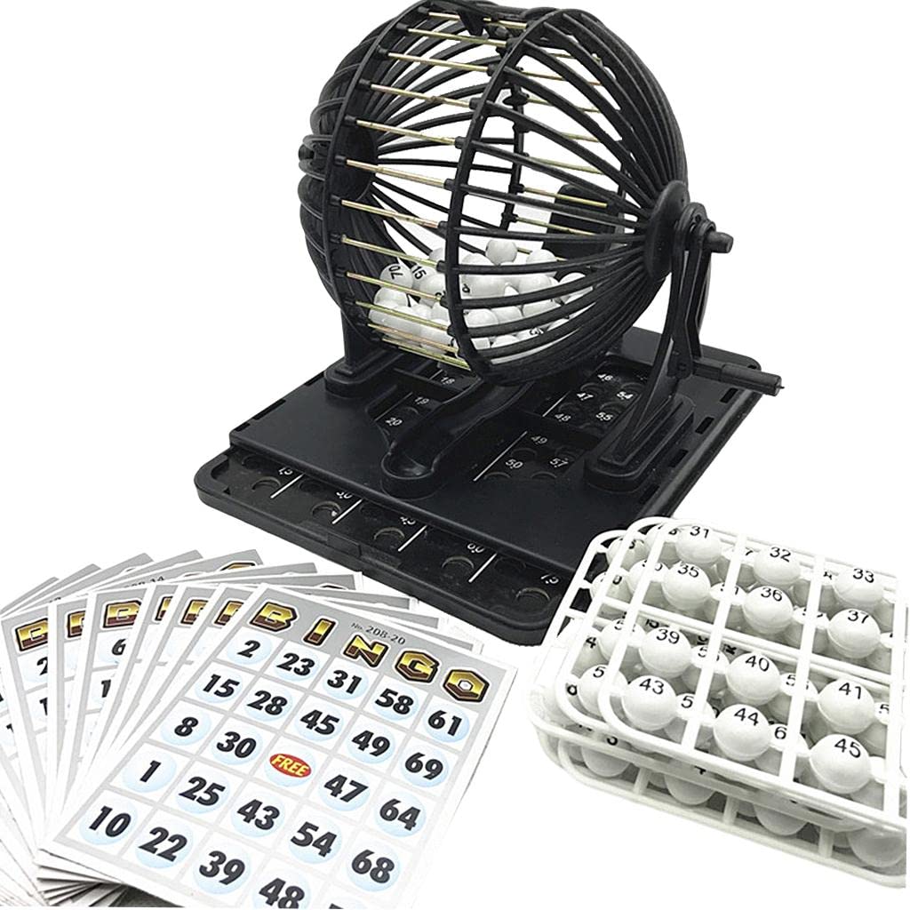 Wiederverwendbare Bingo Lotto Maschine, Bingo Chips für Partyunterhaltung, Puzzle