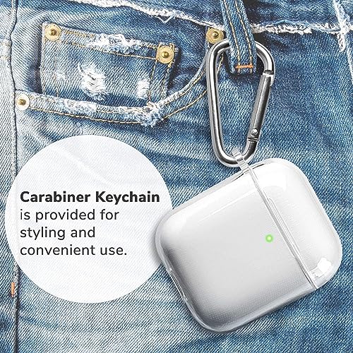Image of MITZVAH Custom Name Personalised Airpod 2 Case for Airpods 1st and Airpod 2nd Generation Case Cover, Customized Airpods 2 Transparent case with Keychain (Heart After Name-Black)