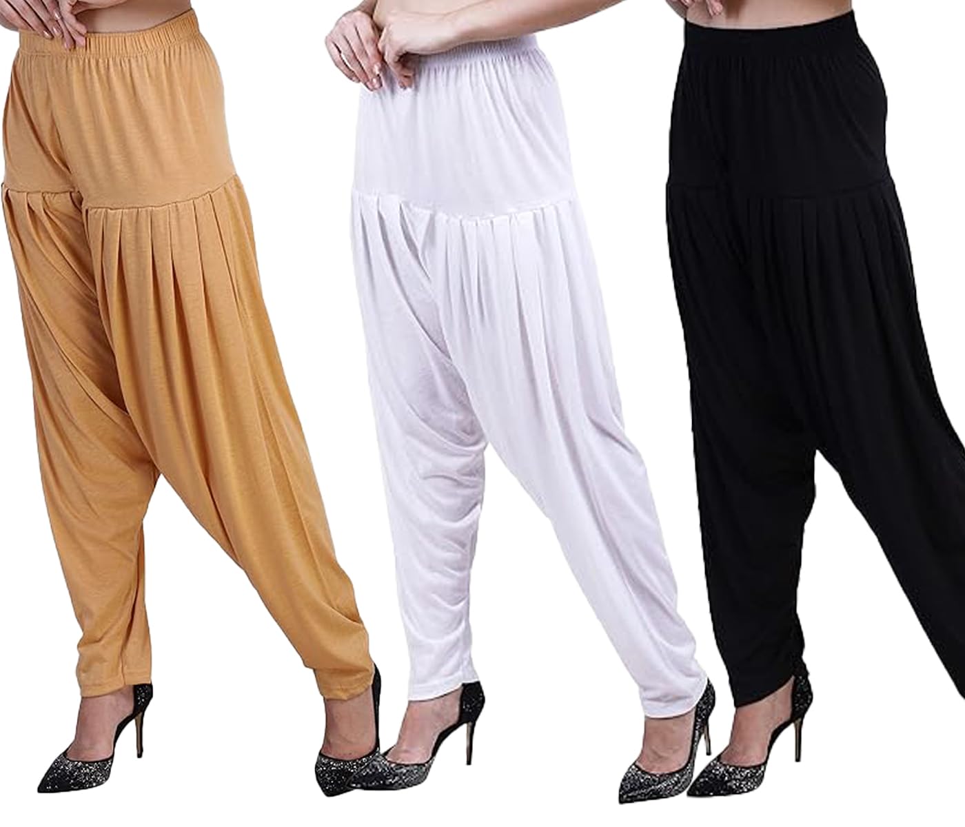 Womens Patiala Pant Combo Pack of 3