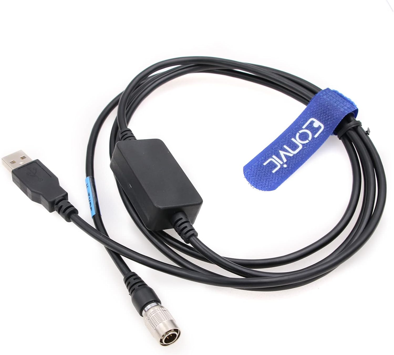 Eonvic USB for 6pin Data Cable for Nikon Total Stations DTM-322/352/452C/532 NPL-332,Win7/8/9 (for Windows 11)
