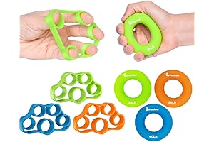 Effective Hand Strengthener and Finger Exerciser Set of 6