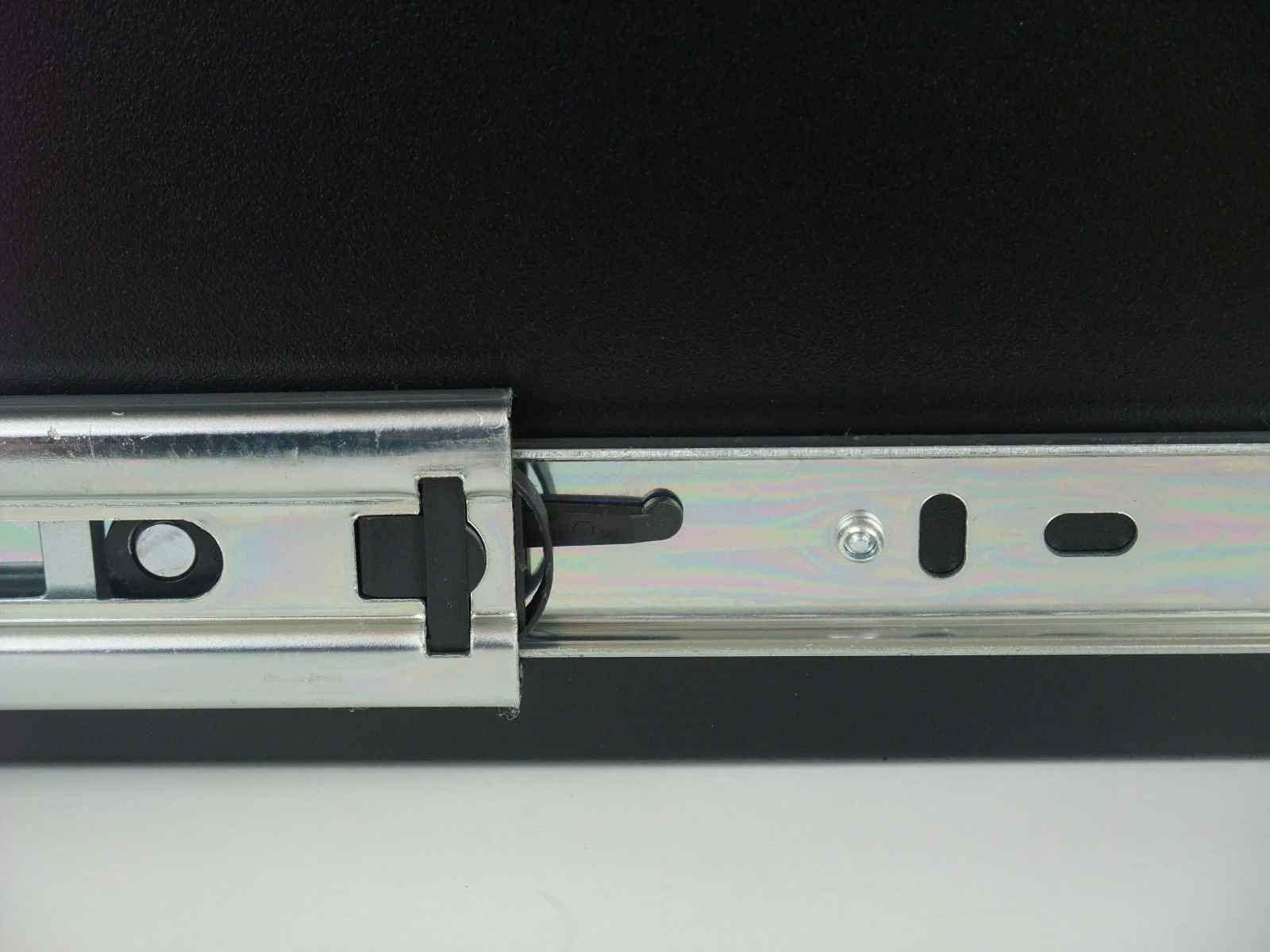 Bundle: 2 x Adam Hall PROFI 4 HE 19" Rackschublade 87404 Stahl, schwarz, Snaplock, abschließbar, Rack Schublade (2 x 4 HE PROFI Rackschublade Stahl)