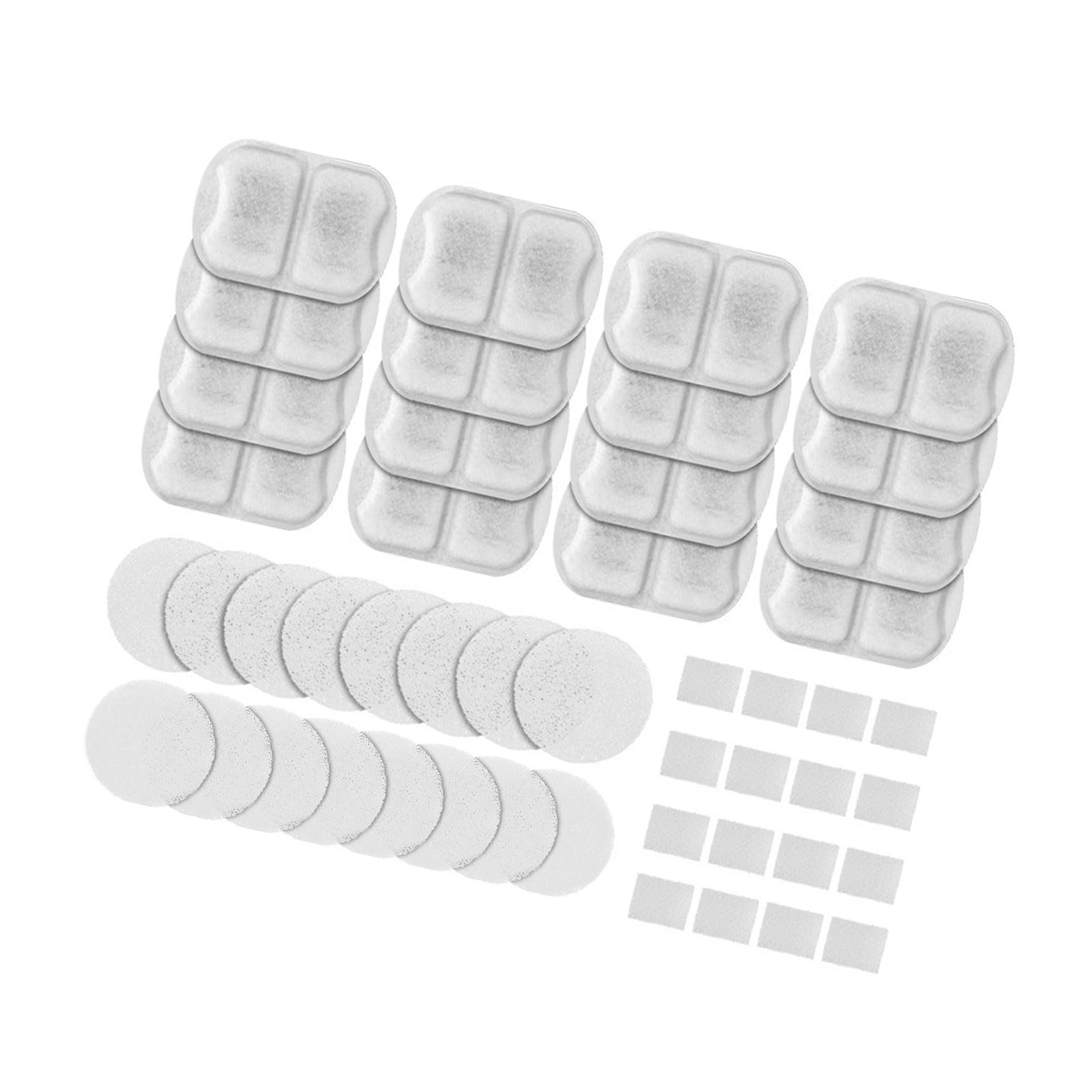 carotoe Efficiency Pet Water Dispenser Filter and Foam Set for Pet Fountain 7L Drinking Dispenser Filter Replacement Set Water Fountain Cartridges