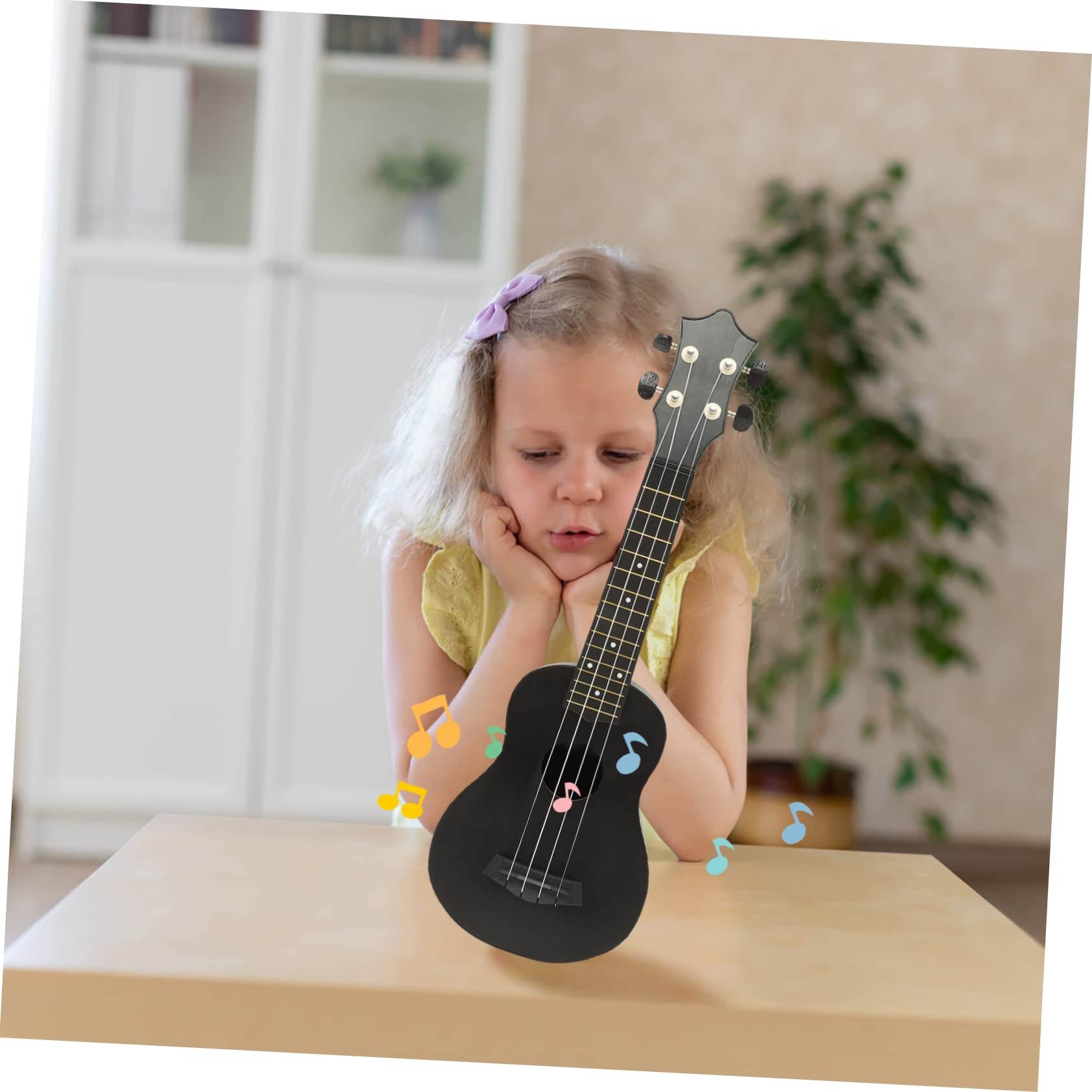 Ukulele Soprano Chitarra Acustica Legno Per Principianti Ragazzo Ragazza Adulti Musica Strumento