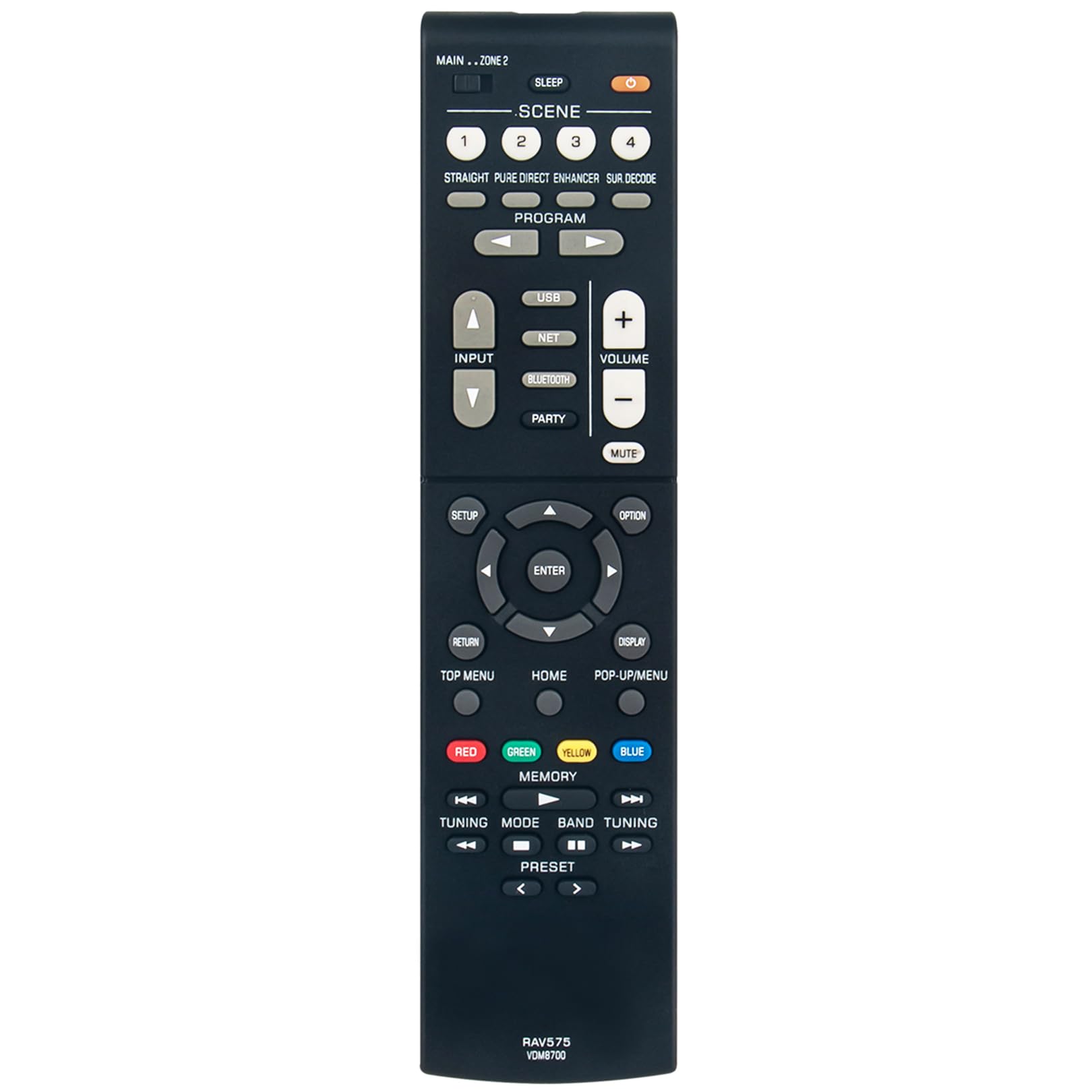 Amazon.com: RAV575 Replace Remote Control Work for Yamaha VDM8700