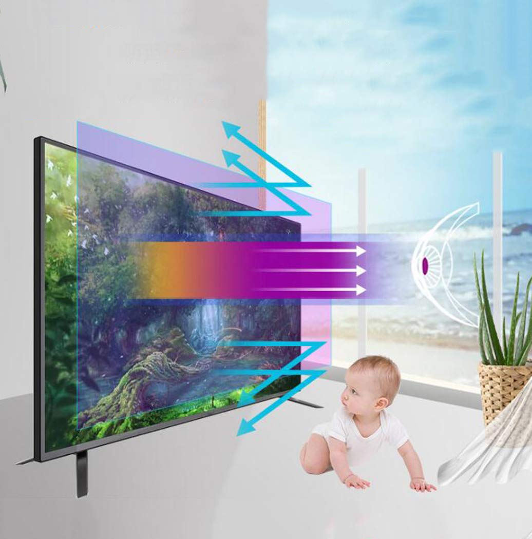 Pellicola protettiva per schermo anti luce blu da 32-75 pollici Pellicola salvaschermo per monitor TV opaca Antiriflesso Ridurre l'affaticamento degli occhi per LCD LED OLED HDTV,34"815*345mm
