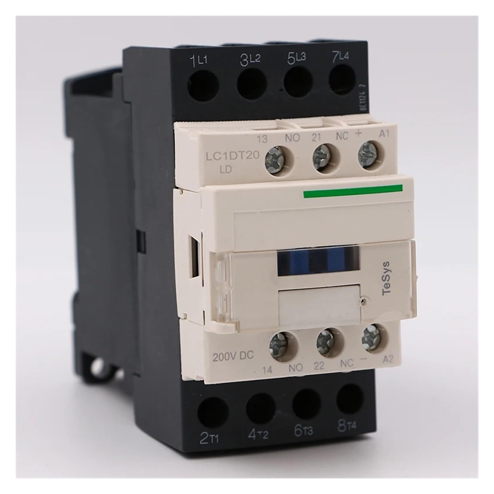 QRUYHBAJU LC1DT20LD DC electromagnetic contactor 4P 4NO LC1-DT20LD 20A 200V DC Coil