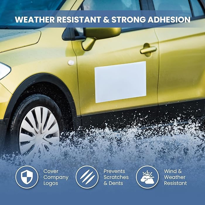 2 X Magnetic Magnet Van Signs Car Advertise Removable Personalised Custom