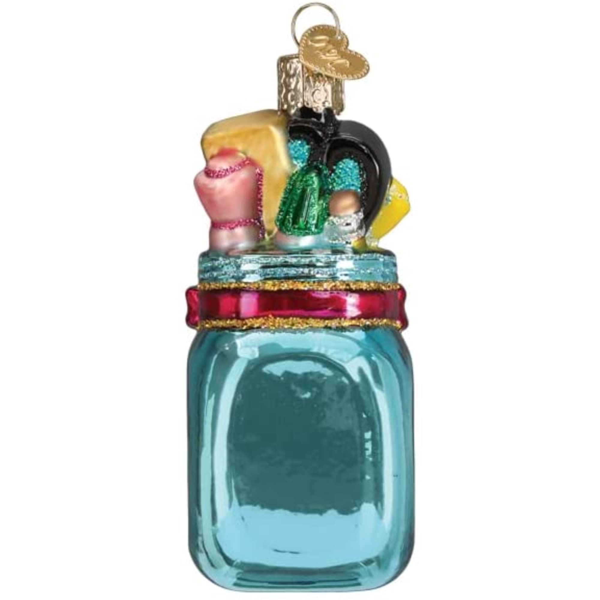 Amazon.com: Old World Christmas Homeschooling Mom Glass Blown