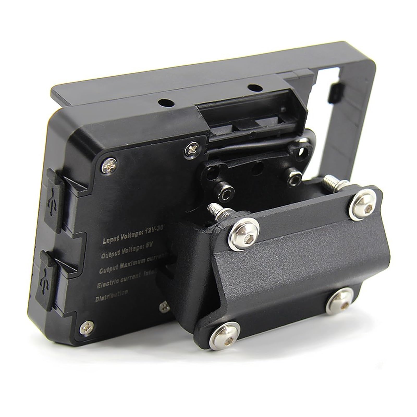 Moto Soporte GPS Soporte Navegación Soporte para Teléfono Móvil De Motocicleta para Yamaha para Tenere 700 para XT700 Z 2019-UP Soporte para Placa De Navegación GPS(One Set)