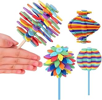Candy Flower Toy for Kids | Spin Toy with Fun Stress Relief Toy | Best Return Gift | Gift for Boys and Girls Ages 3 and Up. for Birthday, Diwali Gift. (Pack of 1)