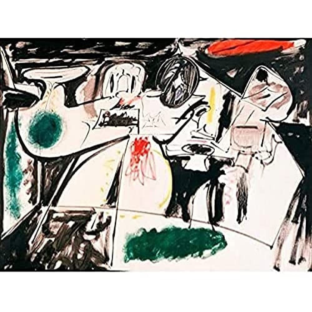Gorky The Last Painting Abstract Expressionist Art Print Canvas Premium Wall Decor Poster Mural