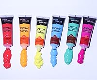 Vista 7 de Acrylic Paint Set, 24 Color Acrylic Paint Rich Pigments&Water Proof for Artists Adults on Canvas Rocks Ceramic Fabric Wood Paints