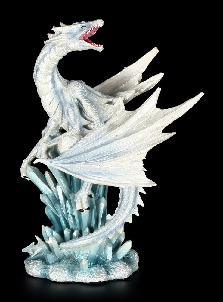 Drachen Figur - Fry mit Eiskristallen