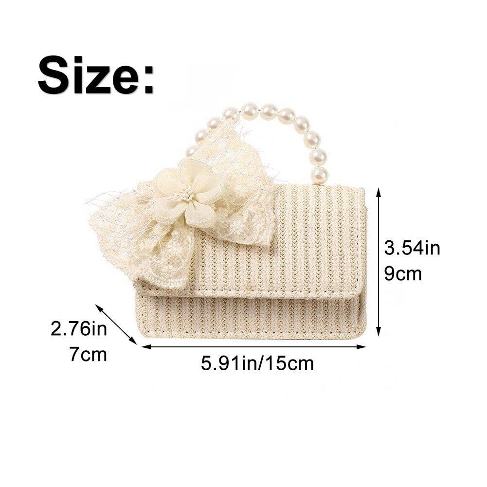 4 Pcs Niñas Pequeñas Bolsas Lindos Bolsos De De Perlas Pequeños Bolsos De Hombro De Cuerpo Cruzado para Niños