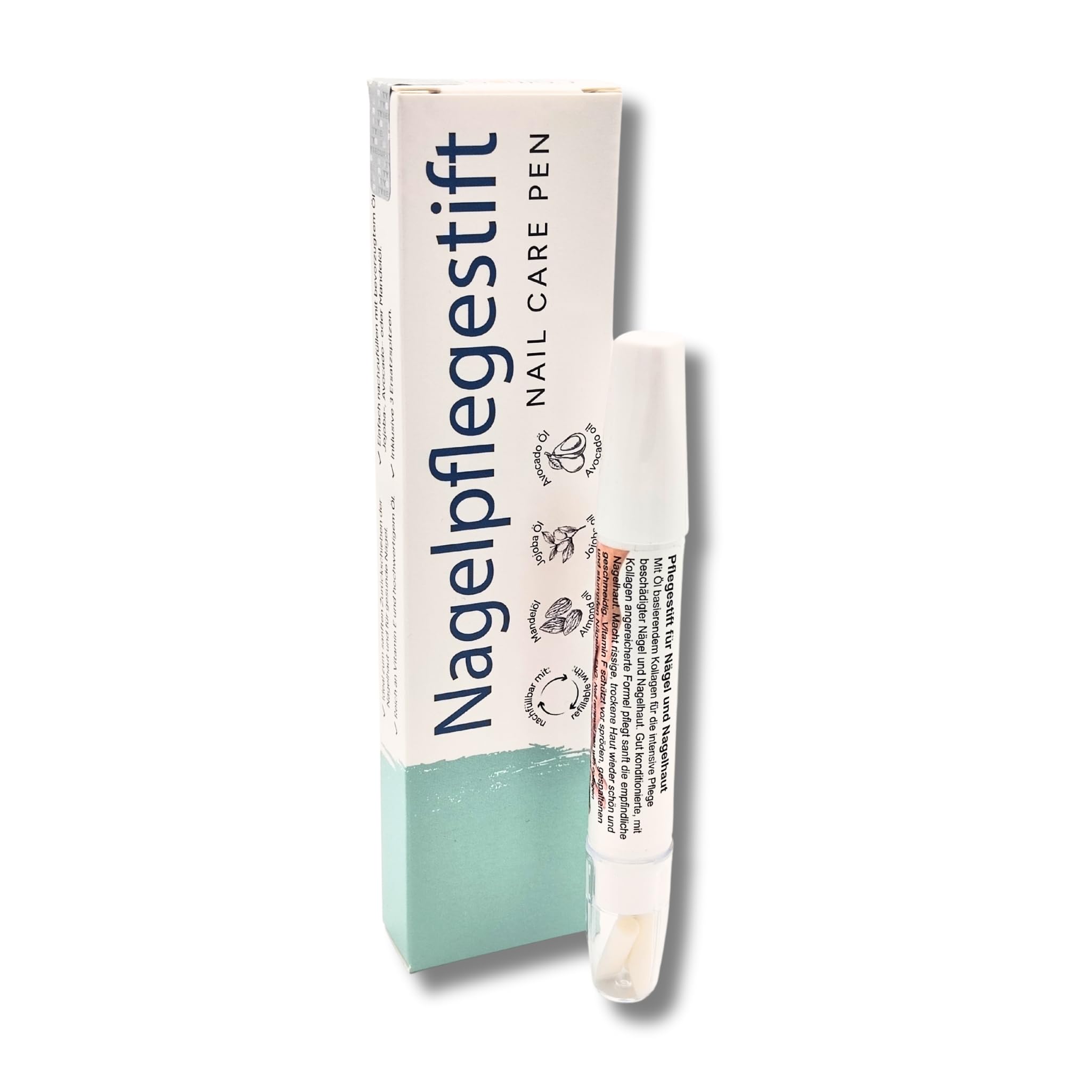 REMOS Penna all'olio per cuticole con collagene per spingere indietro e nutrire le cuticole