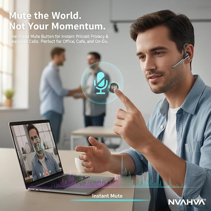 Auriculares Bluetooth con Cancelación de Ruido AI para Profesionales miniatura 7