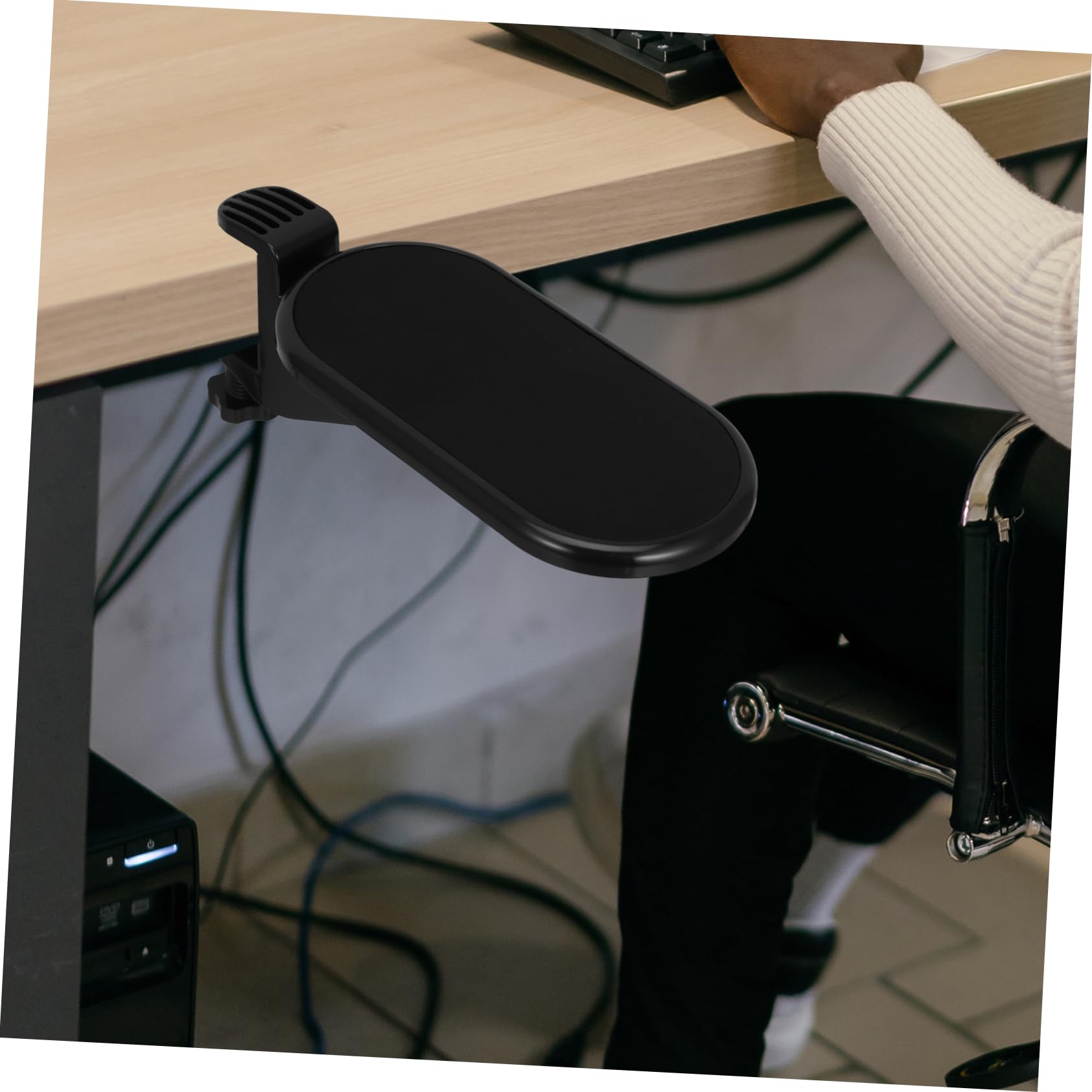 SEWACC 5piezas De Brazo Para Escritorio Reposabrazos Ergonómico Giratorio Extensible Para Alivio De Muñeca y Para Largas Horas De Trabajo Oficina