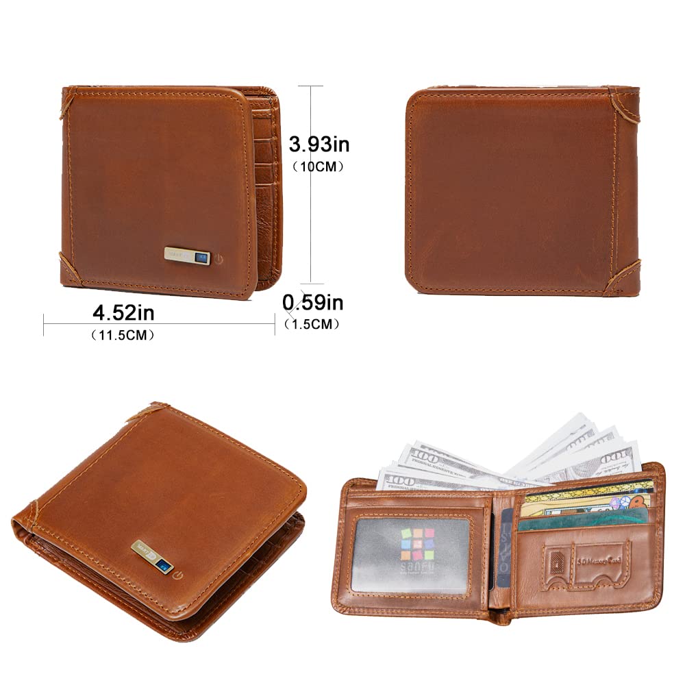 tracker wallet　Btype Tracker intelligent wallet for men made of genuine leather finder