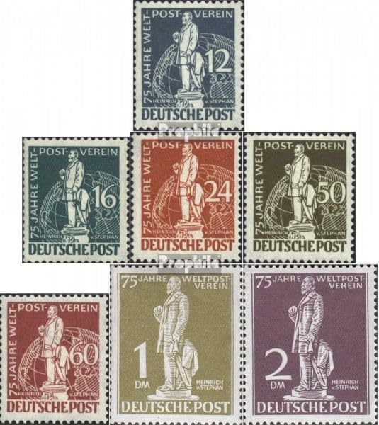 Sellos Berlín Oeste 35-41 Unión Postal Universal 1949 filatelia alemana usada