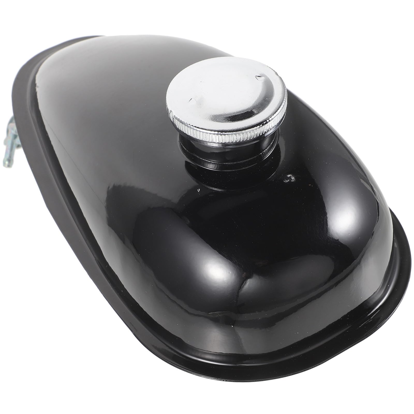 Tanque de Gasolina Metálico Depósito Resistente a Fugas de 2 para Moto 80cc Compatible con Motores de 49cc y 66cc, Adecuado para Repuesto y Uso en Motocicletas