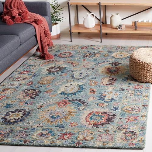 Image of Hand Tufted Premium Rug Premium Wool Carpet for Living Room Bedroom and Hall Size 4x6 Feet Color Multi