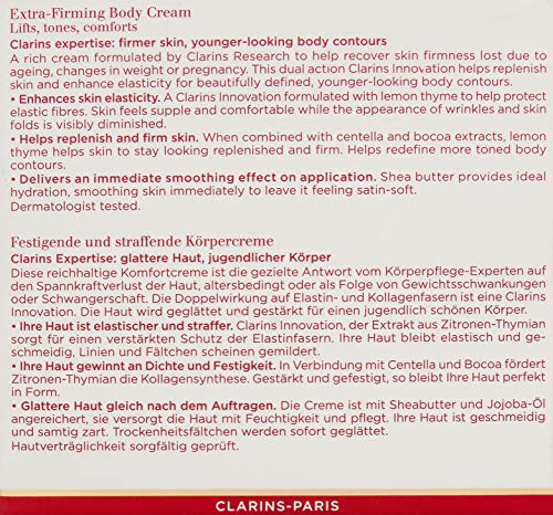 Clarins Extra Firming Body Cream for Unisex, 6.8 Ounce