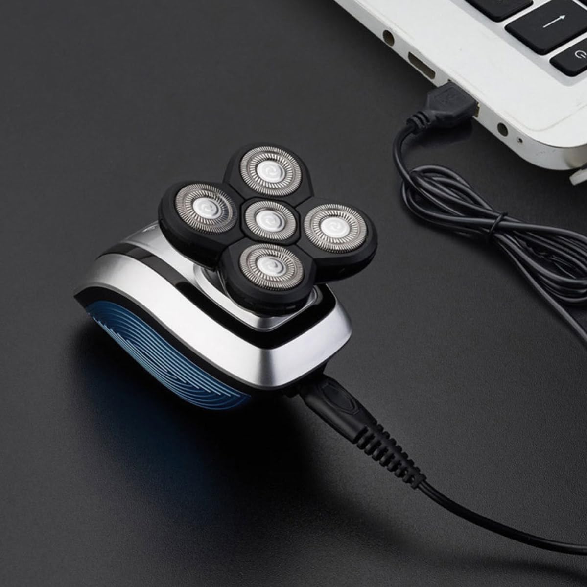 Afeitadora de 5 Cabezales Flotantes 4d Eléctrica USB para Hombres